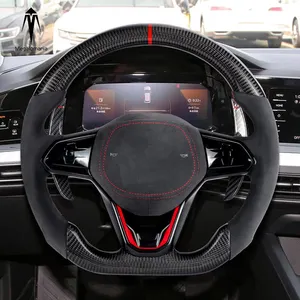 customized steering wheel suitable for VW mk8 gti 8 r golf 8 carbon fiber steering wheel