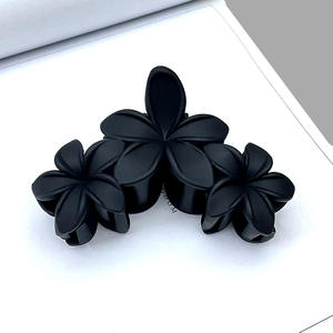 Fermaglio per capelli leggero e resistente in plastica a forma di fiore per donne, acconciatura quotidiana e feste - Product Image 6