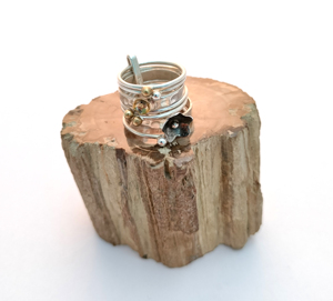 Étnico Simple 925 plata esterlina latón cobre bonito anillo mujer lindo diamante diseño para Casual boda aniversario joyería - Product Image 1