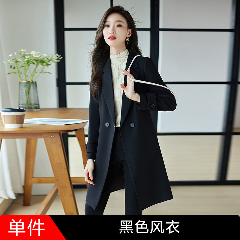 Black trench coat (thin)