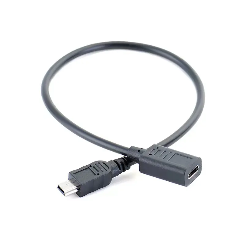 USB 3.1 Type C Male to Mini USB Male Converter Cable Cord for Digital Camera and More Mini USB Devices