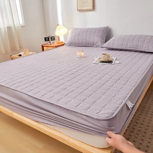 Jacquard Mattress Protector/Cover Navy Blue PVC Bag Anti-Dust Mite Waterproof Anti-Pull Home Skin-Care 20&quot; Mattress Cover - Product Image 6