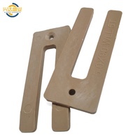 Cales plates en plastique étanches PE & PP nivelant les cales de fenêtre Packer pour la construction de cales de chaussures de cheval