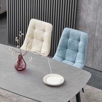 Nouveau Design — tapisserie moderne en velours bleu, ensemble de salle à manger, chaise, chaises, pour hôtel