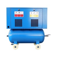 Machine industrielle de compresseur d'air à haute pression de l'industrie 220V 3.7KW mini compresseur d'air silencieux dentaire portatif mobile 2-en-1