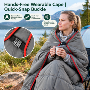 Manta de Camping 3 en 1 Personalizada al por Mayor, Ultraligera de 600G, Resistente al Agua, con Bolsa de Transporte - Product Image 5