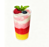 Mini-coupelles à dessert rondes en plastique PS transparent à paroi simple, pour mousse et pouding, vente directe d'usine Bingo Fujian