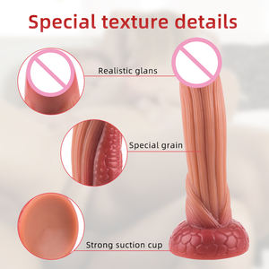 China Fabriek Groothandel Huid Gevoel Realistische Zachte Sexy Enorme Dildo Voor Vrouwelijke Masturbator - Product Image 3