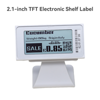 Nueva Etiqueta Electrónica de Precio Digital ESL con Pantalla E-ink TFT de 2.1 Pulgadas, Sistema Pick to Light
