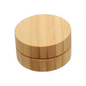 Pot cosmétique vide en aluminium et bambou de 15g, 20g, 25g, 30g, 50g, 60g, 80g - Product Image 1