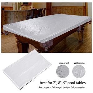 Pool <b>Table</b> Cover Silver Outdoor Waterproof Polyester Durable Furniture <b>Protection</b> - Product Image 5