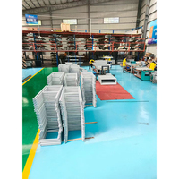 Fenêtre à cadre composite en aluminium, résidentielle, double vitrage sécurisé, ouverture à manivelle vers l'extérieur