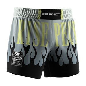 Shorts de Lucha MMA BJJ con Corte Alto, Ligeros, de Secado Rápido, Diseño sin Límites para un Rendimiento Explosivo - Product Image 4