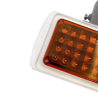 Prix d'usine, lumière d'avertissement solaire LED orange, lumière stroboscopique LED, lumières d'avertissement LED pour la sécurité routière
