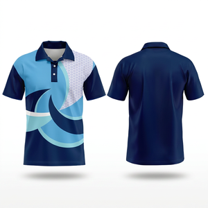 Polos de manga corta estampados para hombre, cuello vuelto, transpirables, ropa de verano para hombre - Product Image 3