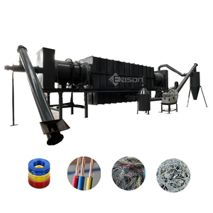 Déchets vieux fil Communication fil ferraille traitement four de carbonisation continue pour le cuivre - Product Image 6