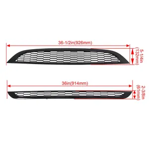Pour 02-06 <span class=keywords><strong>Mini</strong></span> One & Cooper S R50 R52 <span class=keywords><strong>R53</strong></span> Grille de <span class=keywords><strong>calandre</strong></span> en maille noire brillante avant - Product Image 3