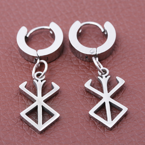 Pendientes Colgantes de Anime BSK Guts Black Swordsman Brand of <span class=keywords><strong>Sacrifice</strong></span> para Fanáticos del Anime, Cosplay y Regalo Promocional - Product Image 3