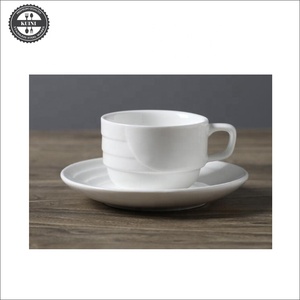 Cốc Cà Phê Gốm Cà Phê Cappuccino Espresso Kích Thước Bền Khác Nhau Kèm Đĩa - Product Image 2