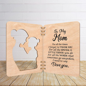 Tarjetas <span class=keywords><strong>de</strong></span> Felicitación <span class=keywords><strong>de</strong></span> Madera Personalizadas <span class=keywords><strong>para</strong></span> el Día <span class=keywords><strong>de</strong></span> la <span class=keywords><strong>Madre</strong></span>, Decoraciones <span class=keywords><strong>de</strong></span> Madera, Tarjetas <span class=keywords><strong>de</strong></span> Regalo Plegables, Tarjetas <span class=keywords><strong>de</strong></span> Regalo <span class=keywords><strong>de</strong></span> <span class=keywords><strong>Cumpleaños</strong></span> - Product Image 1