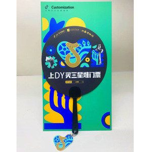 Khuyến mãi nóng - Quạt quảng cáo in ấn sáng tạo, quà tặng doanh nghiệp thiết thực, nhà máy trực tiếp, dành cho đám cưới, nhà thờ, lễ tốt nghiệp - Product Image 4