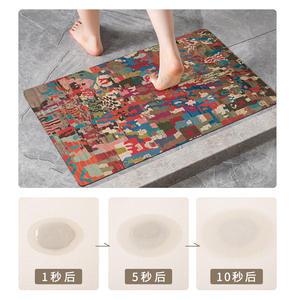 Alfombra de Baño Rectangular Carl Larsen con Estampado Estilo Americano, Absorbente y Antideslizante - Product Image 3