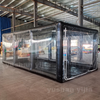 Vente en gros de grandes tentes de voiture gonflables transparentes en PVC pour l'extérieur, couverture de garage, tente de présentation de voiture