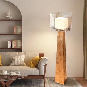 Lampe sur pied en forme de souche d'arbre vintage, style médiéval et serein, à placer près du canapé <span class=keywords><strong>dans</strong></span> le salon ou au chevet du <span class=keywords><strong>lit</strong></span> - Product Image 4