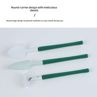 Mini-ensemble d'outils de jardinage pour enfants, 3 pièces, râteau pour l'entretien des fleurs en extérieur, outil de plantation de légumes et truelle pour plantes succulentes