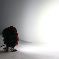 Luz de Trabajo LED de 12V, Luz de Conducción Redonda, Luz LED Súper Brillante para Camión o Tractor, 7 Pulgadas, 63W