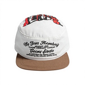 Gorra de Campamento de 5 Paneles con Visera Plana, Directo de Fábrica |   Gorras con Bordado Personalizado y Logotipo Impreso en la Parte Superior |   Gorras al por Mayor OEM ODM para EE. UU., UE, <span class=keywords><strong>AU</strong></span> y Canadá - Product Image 1