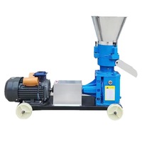 Máquina de Pellets para Alimentación Animal de Uso Doméstico y Agrícola, 200-500 kg/h, Molino de Pellets para Aves de Corral, Ganado, Cerdos, Vacas y Peces