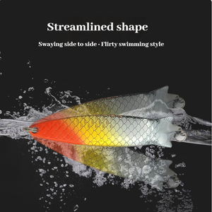 NUEVO OEM Señuelo de Pesca <span class=keywords><strong>Roadrunner</strong></span> con Lentejuelas de Hierro de 6.7g/14g/15g/20g/28g, Cebo Biónico Colorido con Escamas de Pez, Micro Objeto de Pesca - Product Image 6