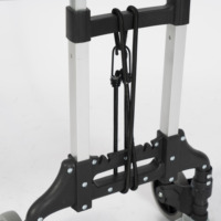 Chariot pliant portatif promotionnel en aluminium de haute qualité de Hitree en métal avec la poignée molle