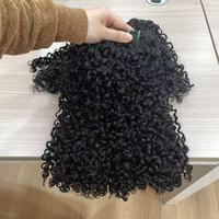 Vente en gros de mèches de cheveux bouclés Pixie très demandées, double épaisseur, cheveux vietnamiens avec closure, extensions de cheveux de 10 à 24 pouces