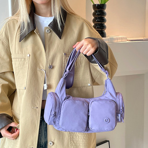 Bolso Bandolera <span class=keywords><strong>de</strong></span> Nailon Colorido Fox, Versátil, Resistente al Agua, con Cierre <span class=keywords><strong>de</strong></span> Cremallera, Forro <span class=keywords><strong>de</strong></span> Poliéster, para Mujer, Ropa <span class=keywords><strong>de</strong></span> <span class=keywords><strong>Trabajo</strong></span>, Aire Libre - Product Image 4
