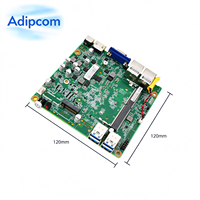 Motherboard Industri Intel N97 3.6GHz Dual Gigabit LAN RS232 COM VGA Dual Display M.2 NVMe SATA 3.0 Nano Motherboard