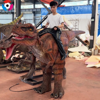 Patung Dinosaurus Tyrannosaurus Rex Segala Ukuran dan Warna, Ukuran Asli, Dunia Dinosaurus Big Games, dari Taman Bertema