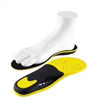 Semelles orthopédiques pour hommes pour pieds plats - Tissu antibactérien, absorption des chocs, coussin d'air, confortables pour la position debout