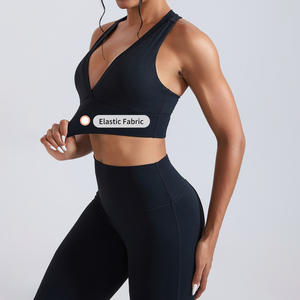 Conjuntos Deportivos de 3 Piezas de Secado Rápido para Mujer con Logotipo Personalizado, Conjuntos de <span class=keywords><strong>Yoga</strong></span> Ajustados y Transpirables con Cintura Alta y Sensación de Segunda Piel para Correr y Hacer Ejercicio - Product Image 6