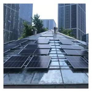 Chine fabricant vente directe solutions solaires sur le toit bipv bâtiment intégré pv toit/mur alliage/acier