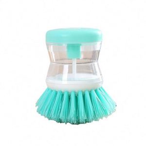 Cepillo hidráulico para lavar platos con dispensador de jabón incorporado para limpiar ollas, sartenes y tazones. - Product Image 1