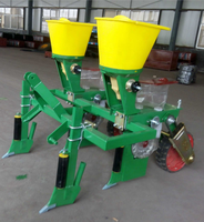 Semoir à 2 rangs pour tracteur, machine à planter du maïs avec engrais