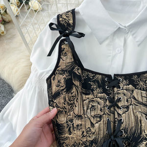 महिला फैशन सुरुचिपूर्ण कार्यालय के लिए दो टुकड़े टुकड़े पहने हुए कपड़े पहने दो टुकड़े पहने दो कपड़े पहने दो टुकड़े - Product Image 5