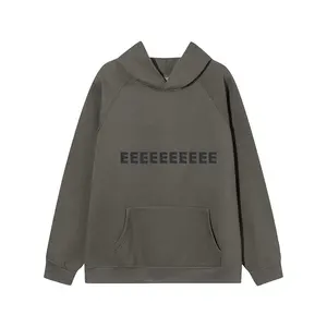 Felpe Oversize <span class=keywords><strong>con</strong></span> Cappuccio e Logo Personalizzato <span class=keywords><strong>con</strong></span> Lettere, Design di Lusso <span class=keywords><strong>con</strong></span> Etichetta, Top Streetwear Casual Vintage da Uomo e Donna - Product Image 5