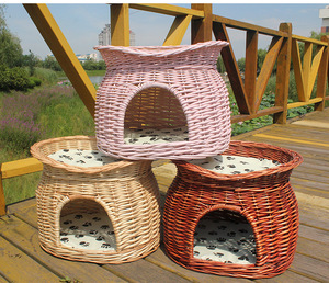 <span class=keywords><strong>Lit</strong></span> d'été en <span class=keywords><strong>rotin</strong></span> durable pour <span class=keywords><strong>chien</strong></span> Cool Pet Cat Bed avec matériau écologique - Product Image 6