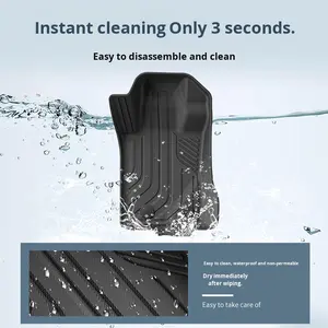 Tapis de sol intérieurs de luxe entièrement écologiques en <span class=keywords><strong>TPE</strong></span> semi-fermés pour Ford Bronco 4 portes 2021-2024 - Exclusivité transfrontalière - Product Image 6