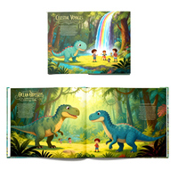 Impression d'usine personnalisée en Chine, impression de livres pour enfants à couverture rigide en couleur, avec carton et papier offset, reliure parfaite