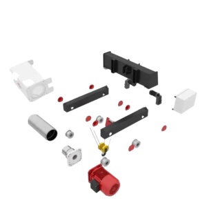 Taller de estilo europeo, 1000kg, 2000kg, polipastos eléctricos de cable, ganchos de conducción de frecuencia, carro de elevación 1T 2T - Product Image 4