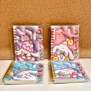 Carnet portable en papier avec motif <span class=keywords><strong>lapin</strong></span> à longues oreilles de <span class=keywords><strong>dessin</strong></span> animé, 100K pages, bloc-notes mignon pour étudiant, pages séparées, estampage à chaud, design de qualité supérieure, Fabriqué en Chine - Product Image 1